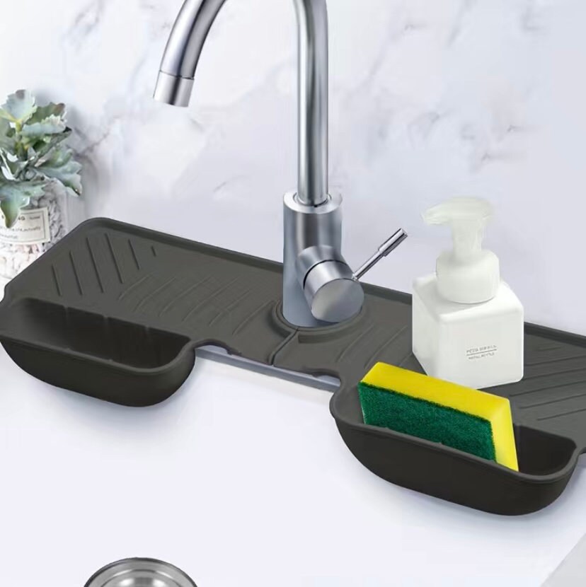 Sink Counter Caddy, Dish Sponge Holder, Kitchen Sink Sponge and Brush –  KeFanta