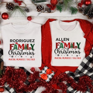 Family Christmas 2025 Making Memories Together Shirts, Matching Christmas, Christmas Group Shirt, Christmas Family Shirt, Christmas Pajamas