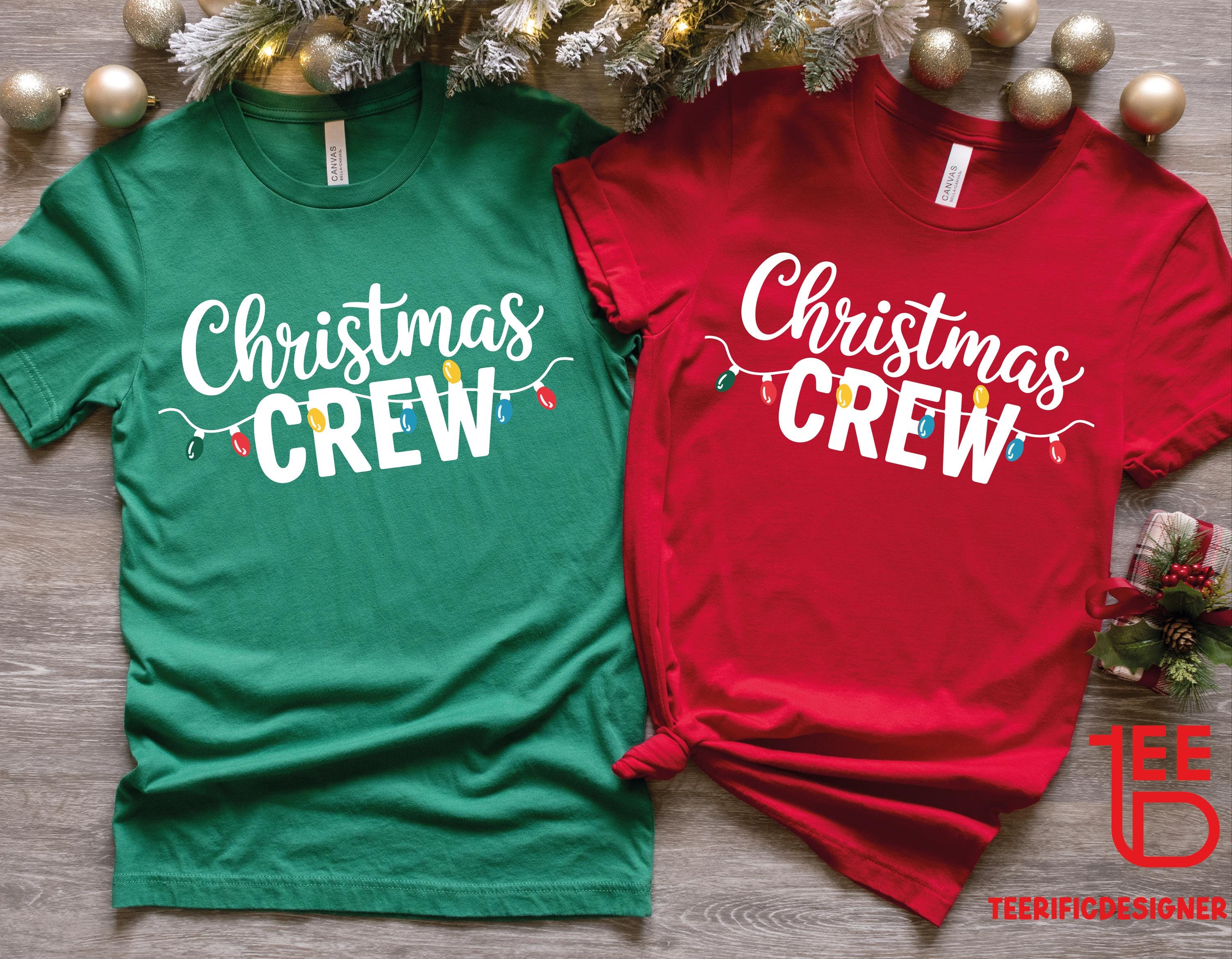 Christmas Crew Shirt, Family Matching Christmas Tshirt, Custom Christmas Crew 2024 Shirt, Christmas Group Shirt, Holiday Shirt