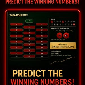 WMA Roulette Predictor – Professional Roulette Prediction Software | Win Strategy Tool for Casino Players & Online Roulette