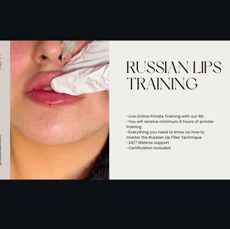 Russian Lip Filler Training Etsy