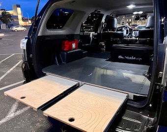 4Runner Sleeping Platform CNC Files, 5th Gen Leveling Build, Camping DXF + PDF Guide