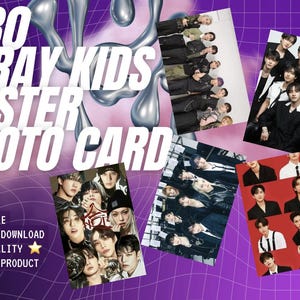 130+ Stray Kids Printable Posters & Photo Cards | Kpop Wall Art | Instant Download | High-Quality STAY Gift | SKZ | Kpop | STAY Fans | Felix