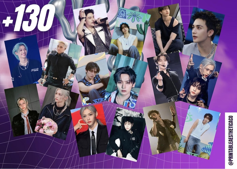 130+ Stray Kids Printable Posters &amp; Photo Cards | Kpop Wall Art ...