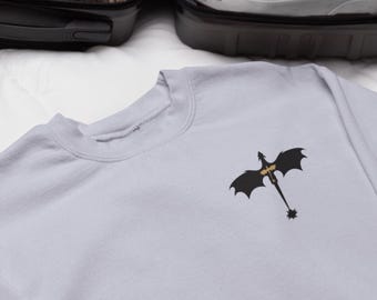 Dragons Embroidered Sweatshirt | Fourth Wing Bookish Crewneck