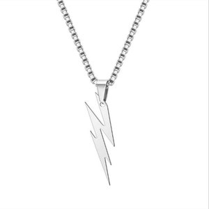 Lightning Bolt Necklace - Etsy