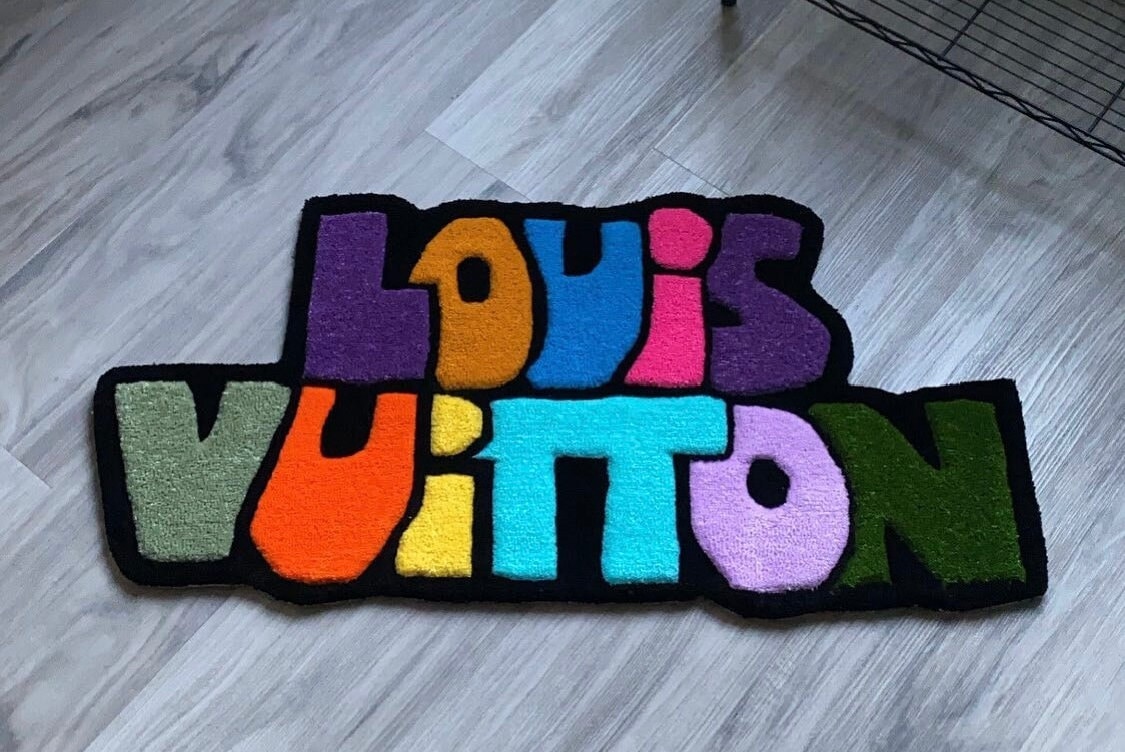 Logo Pattern Rug Custom Handmade Tufted Rug, Customized Business Logo - Etsy