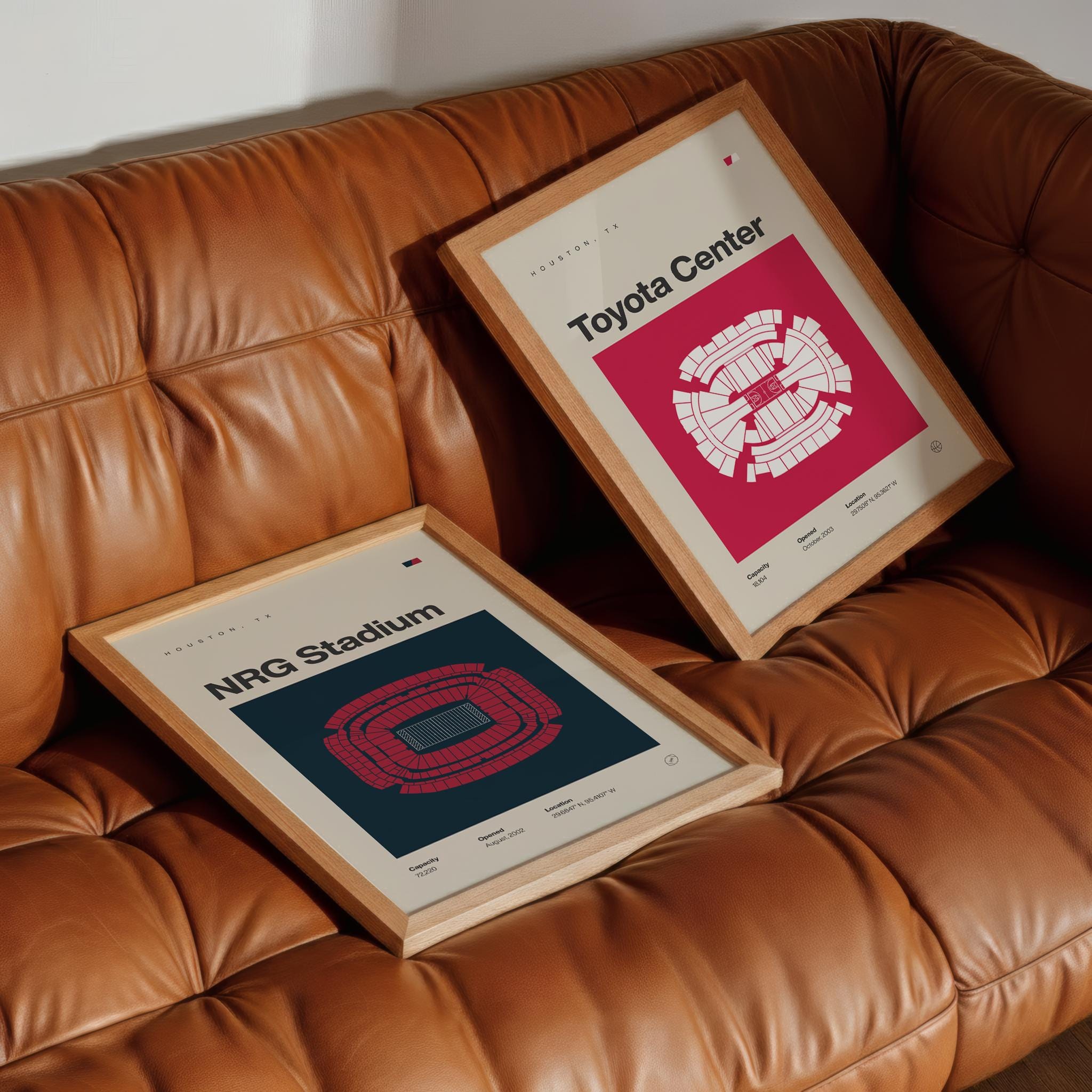 Houston Sports Stadium Print Set | Astros, Rockets, Texans | Minimalist ...