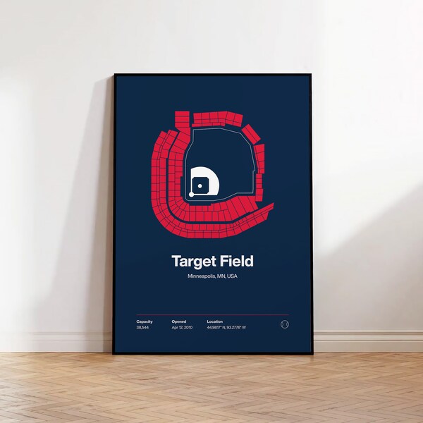 Baseball Stadium Chart Etsy