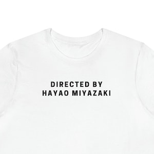 Directed By Hayao Miyazaki | Anime Studio Ghibli Cute Graphic T Shirt | Spirited Away Funny Unisex Short Sleeve Tee