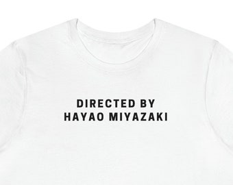 宮崎駿監督 | アニメスタジオジブリ かわいいグラフィックTシャツ | 千と千尋の神隠し おもしろユニセックス半袖Tシャツ