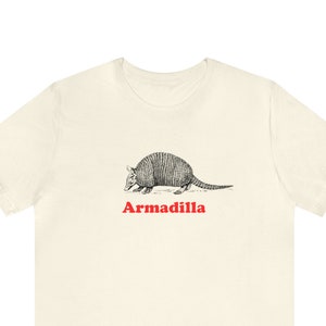 Armadilla | Armadillo Funny Texas Country Western Graphic T Shirt | Desert Midwest Gift Short Sleeve Tee