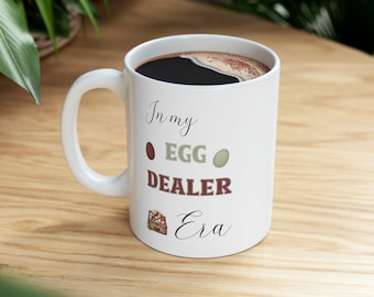 In my egg dealer era, local egg dealer, chicken mug, chicken mom, chicken mug