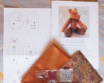 Johanna Miniature Bear Complete Sewing Kit