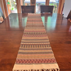 Table runners, textiles and decorations. They are all handmade by Mayan people from my community in Guatemala.
