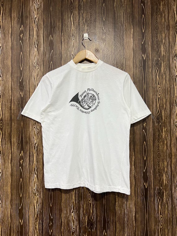 Vintage 80s Japan Philharmonic Symphony Orchestra Tshirt / Music Tees / Size M Boxy