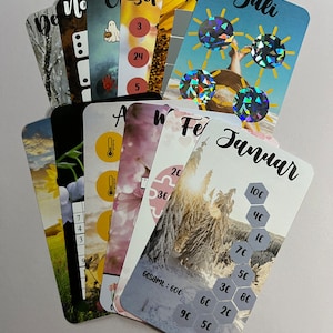 Jahreschallenge zum Sparen, Umschlagmethode, Budgeting, passend für A6 Binder