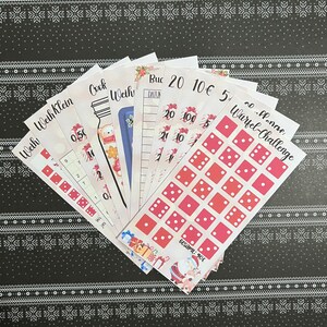 Weihnachts-spar-challenges, Umschlagmethode, Budgeting, Sparen