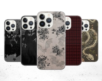 Witchy Phone Case Occult Magic Symbols Spooky Aesthetic Cover for iPhone Samsung Pixel Witch Gift