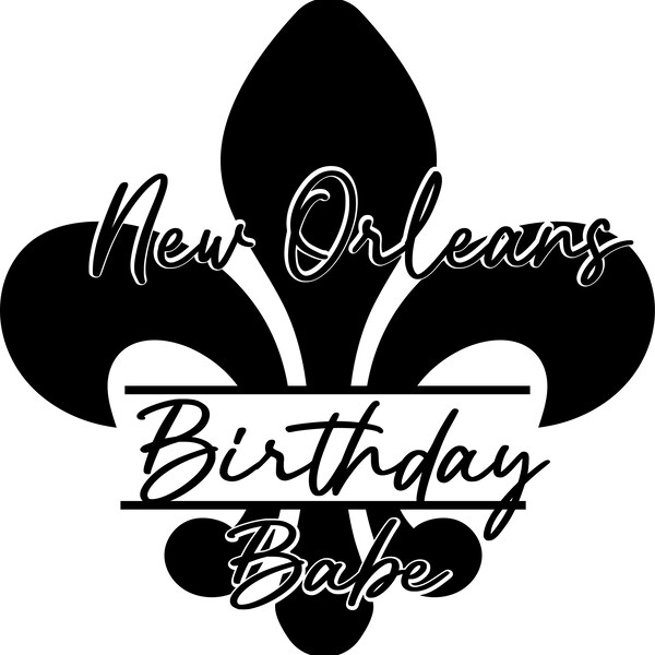 New Orleans Birthday SVG