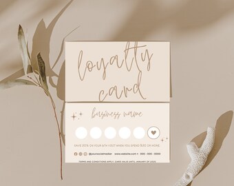 Loyalty Card Template Editable Customer Loyalty Reward Card Canva ...