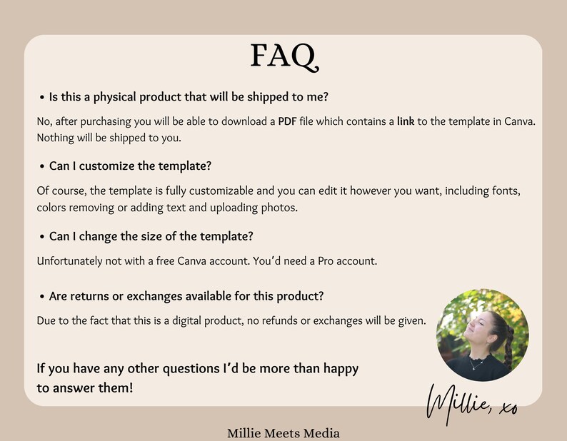 Retro Refer A Friend Card Canva Template, Editable Customer Reward Card