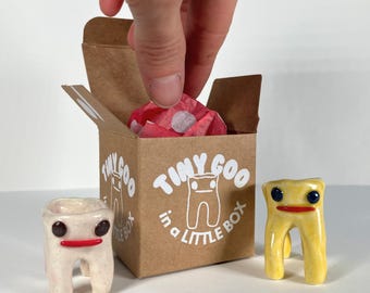 Tiny Goo in a Little Box Ceramic Friend Blind Box