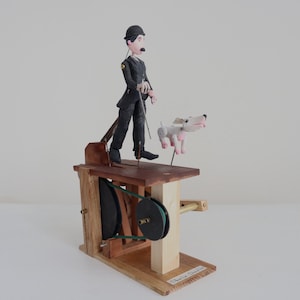 Charlie Chaplin Handcrafted Wooden Automata