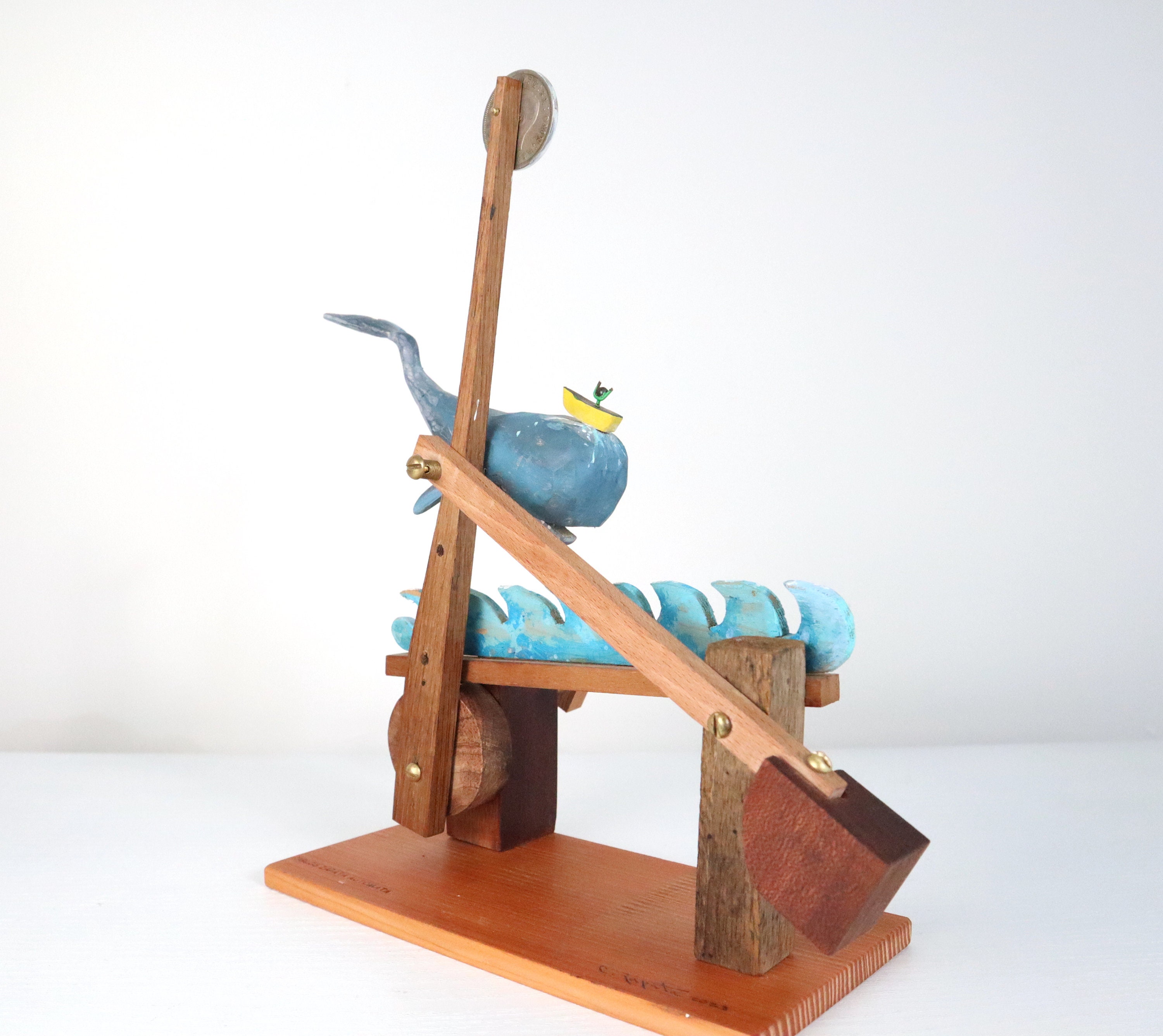 The Whale and the Moon Handcrafted Wooden Automata - Etsy