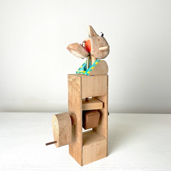 Lunatic Laughs  Handcrafted Wooden Automata