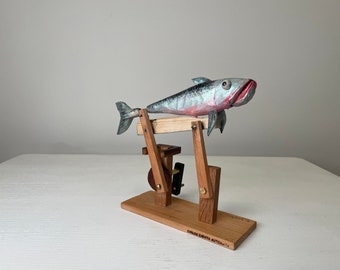 Fast Food  Handcrafted Wooden Automata