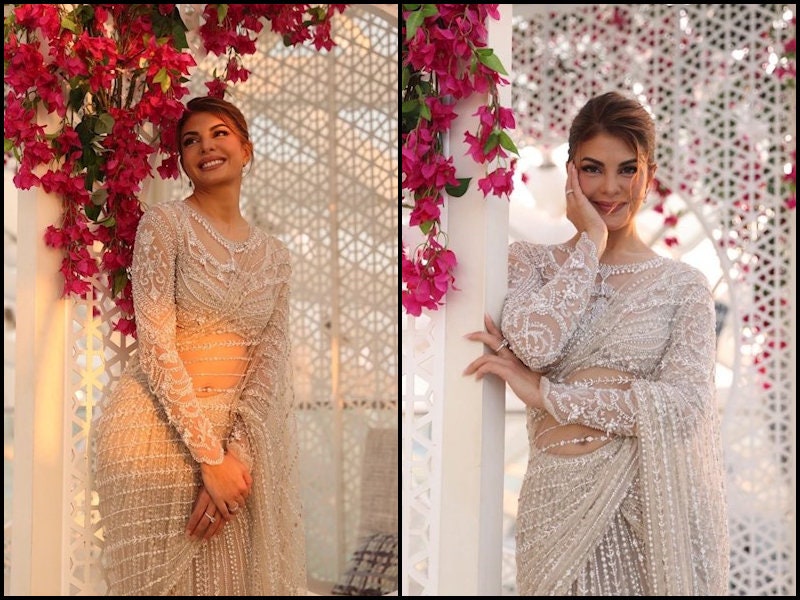White saree best sale jacket