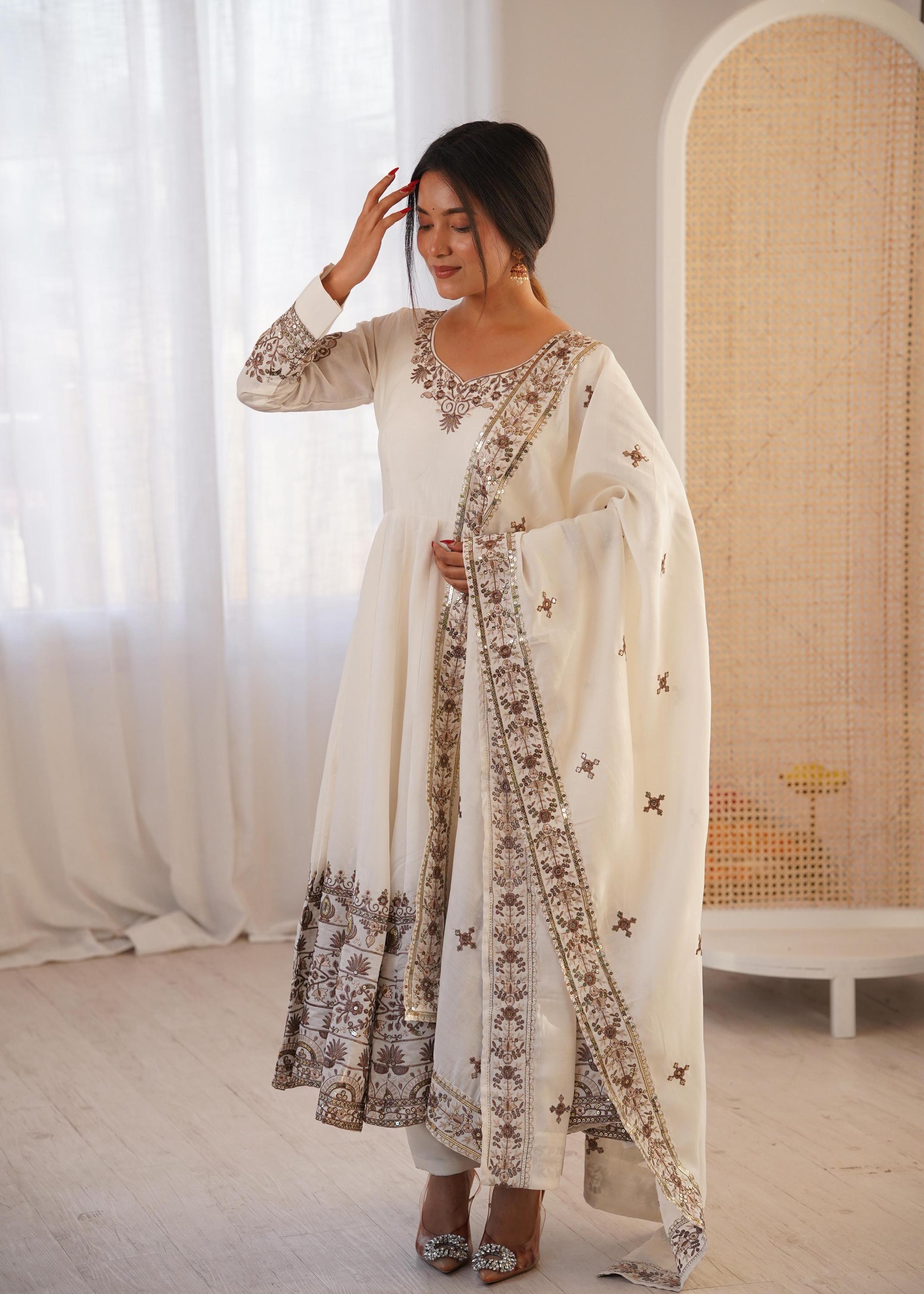 roman dress white and gold Tasseled Roman Dress (White) – Fabie Official main image 1