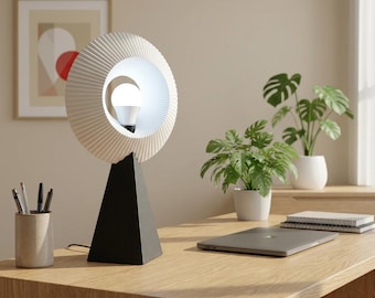 Futuristische Schreibtischlampe | Ambient LED Nachtlicht | Farbwechsel Nachttisch Stimmungslampe für Gaming Room Decor