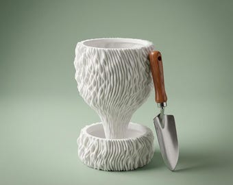Self Watering Planter | Sculptural Succulent Pot | Modern Home Decor | Unique Gift for Plant Lovers