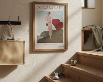 Vintage Vogue Cover Print | 1920s Fashion Art | Chic Wall Decor | (Digital Download)