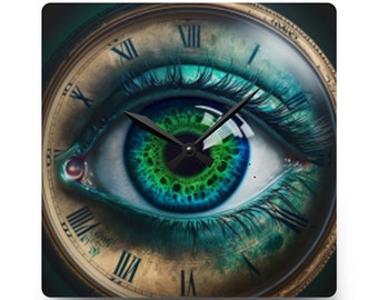 Acrylic Eye Wall Clock – Modern Design for Your Home