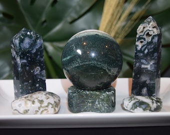 Moss Agate Set