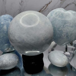Blue Calcite Sphere