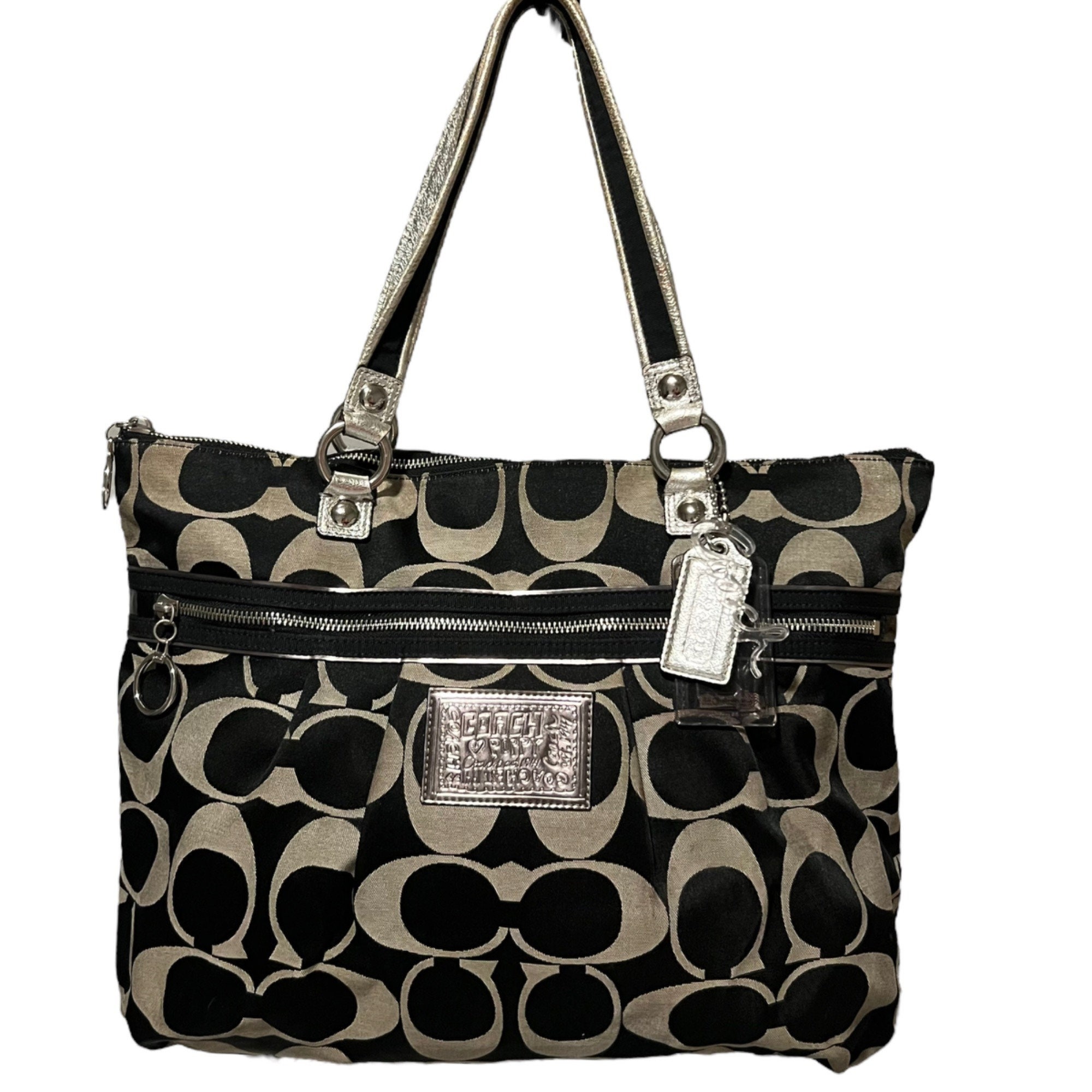 Grey Coach Purse - Etsy Grey Coach Purse - Etsy
