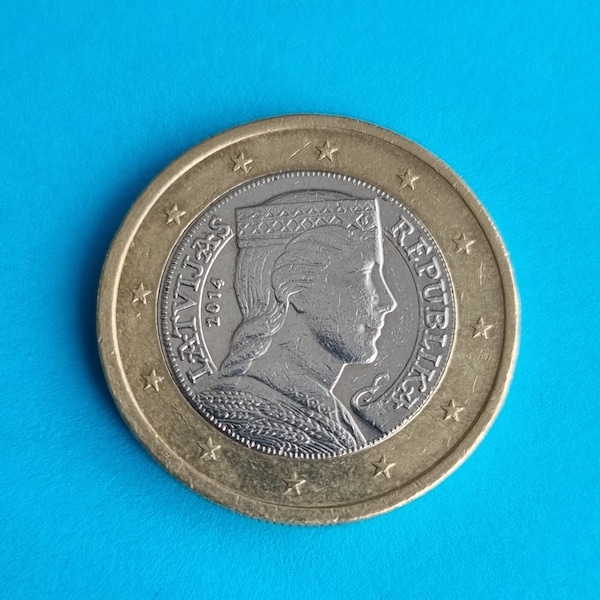 Rare 1 euro coin - Latvijas - 2014 - Latvia -