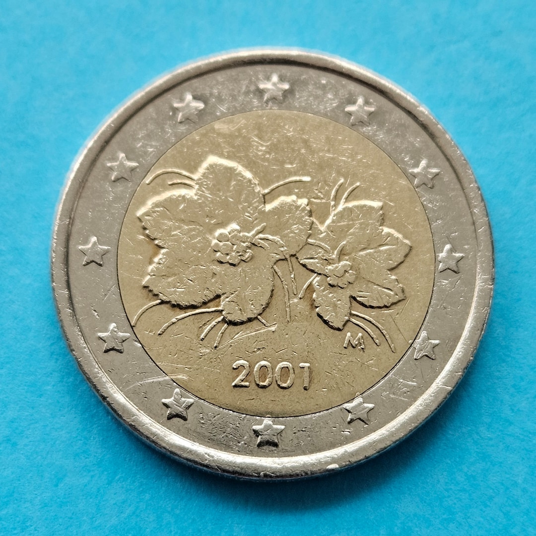 2 Euro Munze Finnland 2001 Fehlpragung