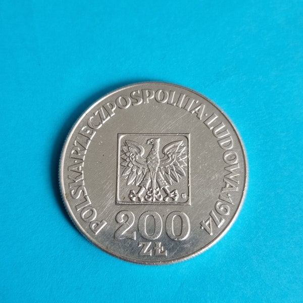 200 Zloty - République populaire de Pologne - 1974 - Pièce en argent -