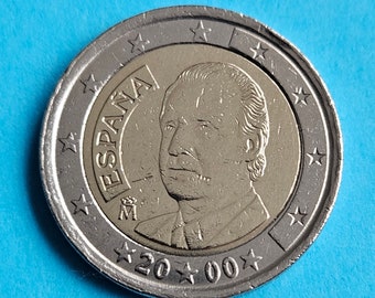 2 Euro Münze - Espana - Spanien - 2000 - selten -