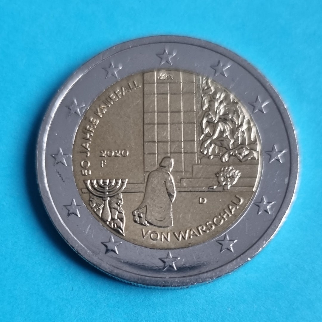 2 Euro Münze 50 Jahre Kniefall Von Warschau Verkaufen Sehr seltene 2 euro münze 50 Jahre Kniefall von Warschau - Etsy.de