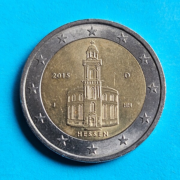 2 euro Gedenkmünze - Deutschland - Hessen -2015 -