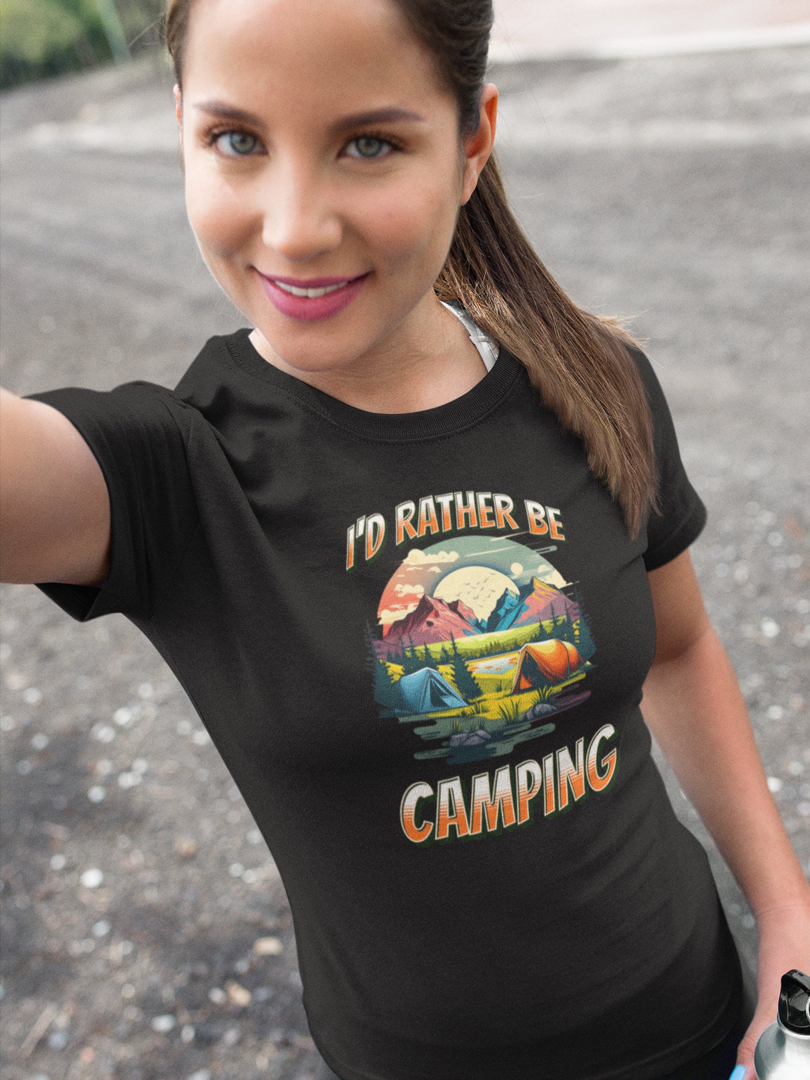 I'd Rather Be Camping T Shirt Camping Gift Camping Etsy