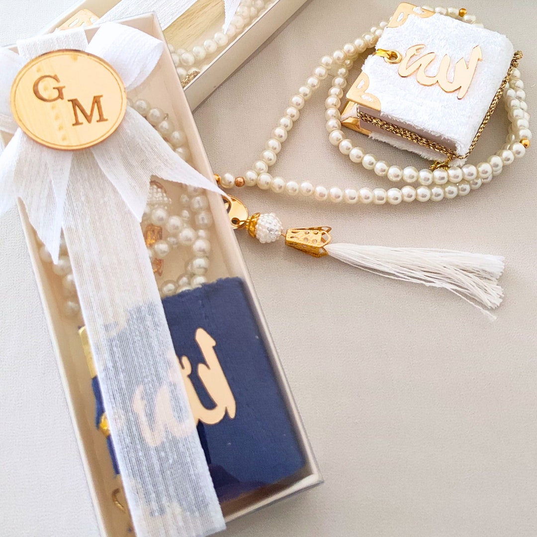Islamic Set Favors, Mini Quran Tasbih Favors Set, Wedding Favor