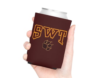 SWT, Can Cooler, Texas, Southwest Texas State University, Coozie, Gift