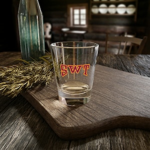 SWT, Texas State, Shot Glass, 1.5oz